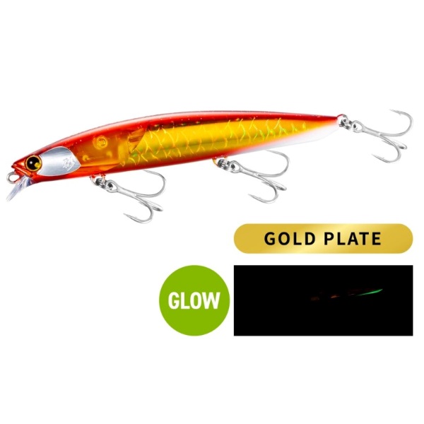 熱砂 ヒラメミノーSR 110F フラッシュブースト(#006 Aアカキングロー)